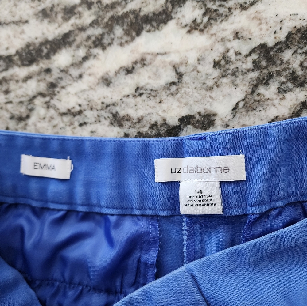 LIZ CLAIBORNE Cotton Pants Size 14 - Picture 4 of 5
